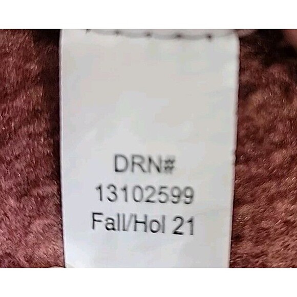 Eddie Bauer Men’s Chutes Microfleece Shirt Rust Red Stripe Button Front Size 2XL - Picture 10 of 13